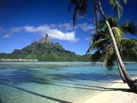 France d'Outre-Mer Tahiti, Plage paradisiaque à Tahiti